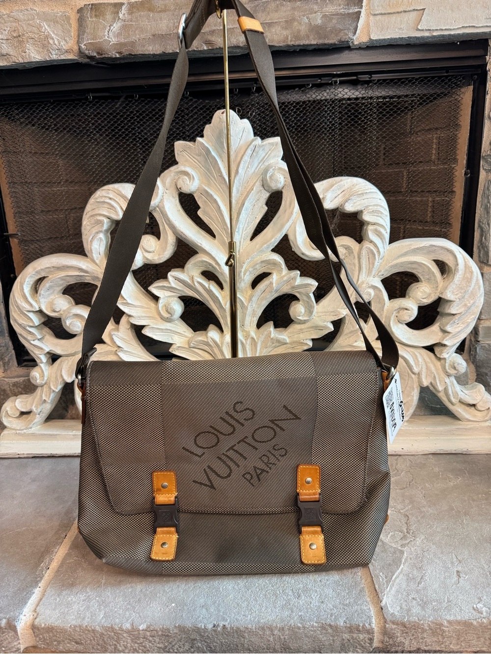 Louis Vuitton Brown and Tan Men’s Messenger Bag